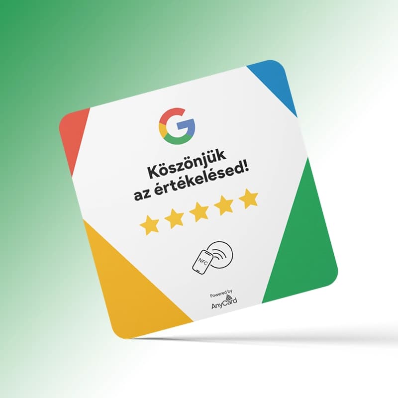 Öntapadós kártya